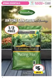 Ritchies catalogue week 37 Page 6: Brunnerings Potting Mix €5,00