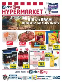 Pick n Pay Hypermarket catalogue Page 1: Coca-Cola Original Taste Less Sugar €34,00, Johnnie Walker Blonde €299,99