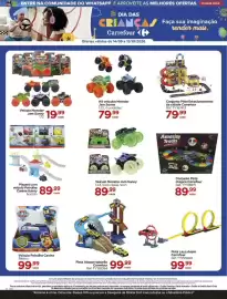Folheto Carrefour Página 11: Playset com veículo Patrulha Canina Sunny Sortido €89,99, Pista Ataque tubarão €99,99