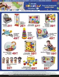 Folheto Carrefour Página 21: Bichinho Cadeirinha Didática Menino €59,99, Tchuco baby cubo didático €37,99