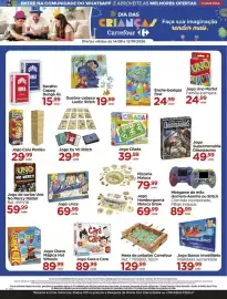 Folheto Carrefour Página 23: Baralho Copag Dunga Ás €15,99, Quebra-cabeça Lentic Stitch €19,99
