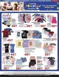 Folheto Carrefour Página 27: Biquíni ou Sunga infantis €49,99, Maiô infantil Diversos modelos e tamanhos €59,99