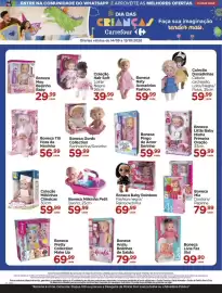 Folheto Carrefour Página 5: Boneca little baby minha primeira oração €59,99, Boneca Pingo de Amor Sorinho €59,99