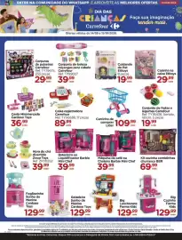 Folheto Carrefour Página 7: Batedeira ou Liquidificador Barbie Mín Chef €39,99