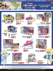 Folheto Carrefour Página 8: Clínica judy €59,99, Barco iate club da Judy Samba Toys €99,99
