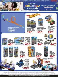 Folheto Carrefour Página 9: Carrinhos Hot Wheels Mattel €54,99, Carro monster trucks hot wheels €64,99