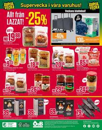 ÖoB annonsblad vecka 38 Sida 12: Lazzat paprikapuré €29,10, Lazzat bönor, kikärtor, linser €9,23