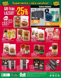 ÖoB annonsblad vecka 38 Sida 12: Lazzat paprikapuré €29,10, Lazzat bönor, kikärtor, linser €9,23