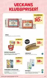 Hemköp reklamblad vecka 38 Sida 4: Garant vaniljyoghurt €15,00, Risifrutti, Mannafrutti €9,00