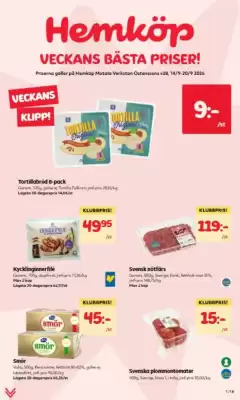 Hemköp reklamblad (giltig till och med 20-09)