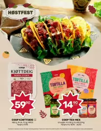 Matkroken kundeavis Side 3: COOP KJØTTDEIG €59,90, COOP TEX-MEX €14,90