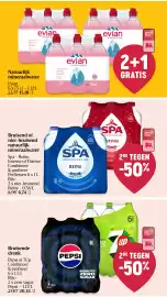 Delhaize folder week 38 Pagina 24: Bruisend of niet-bruisend natuurlijk mineraalwater €6,74