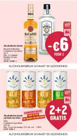 Delhaize folder week 38 Pagina 28: Alcoholische drank Bacardi of Bombay €33,98, Stelz hard iced tea €5,18