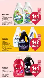 Delhaize folder week 38 Pagina 36: Vloeibaar wasmiddel Coral €11,49, Wasproduct Dreft €10,99
