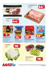 Matrix Butikerna reklamblad vecka 38 Sida 2: Forum bönor i glas €7,95, Halva Halwani bros €14,95
