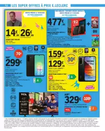 Catalogue E.Leclerc semaine 38 page 12: SAMSUNG SMARTPHONE GALAXY A27 €299,00, GRAND CORPS MALADE Voir la mer €14,99