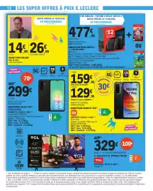 Catalogue E.Leclerc semaine 38 page 12: SAMSUNG SMARTPHONE GALAXY A27 €299,00, GRAND CORPS MALADE Voir la mer €14,99
