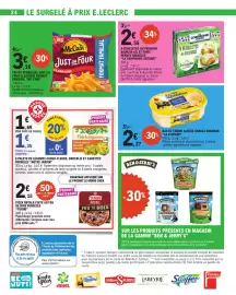 Catalogue E.Leclerc semaine 38 page 24: Boursin 4 Feuilletés au Fromage €2,55, La Laitière Crème glacée €2,27