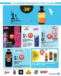 Catalogue E.Leclerc semaine 38 page 41: Monster boisson energisante energy ultra rosá €2,05