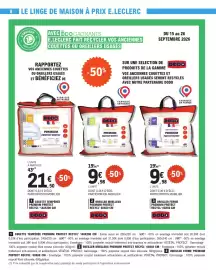 Catalogue E.Leclerc semaine 38 page 8: DODO COUETTE TEMPÉRÉE PREMIUM PROTECT RECYCL' €21,50