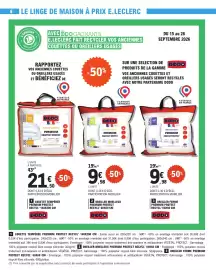 Catalogue E.Leclerc semaine 38 page 8: DODO COUETTE TEMPÉRÉE PREMIUM PROTECT RECYCL' €21,50