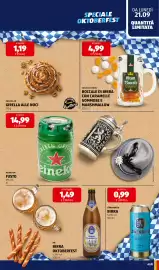Volantino ALDI settimana 39 Pagina 13: Löwenbräu birra €0,99, Heineken Fusto €14,99