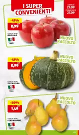 Volantino ALDI settimana 39 Pagina 9: I colori del sapore zucca delica €0,99, I colori del sapore Pere Williams €1,49