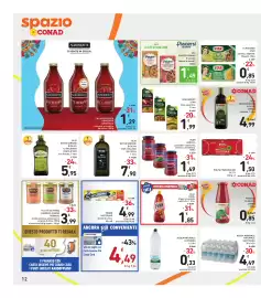 Volantino Spazio Conad Pagina 12: SALSA PRONTA DI POMODORO AGROMONTE €1,29, IL MIO DADO STAR €0,85