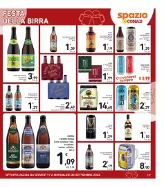 Volantino Spazio Conad Pagina 17: Hofbräu Oktoberfestbier €1,39, Birra strong 11 paralleli €0,99