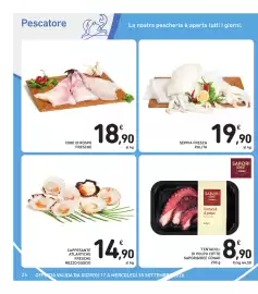 Volantino Spazio Conad Pagina 24: Tentacoli di polpo Sapori&Idee Conad €8,90, Seppia fresca pulita €19,90
