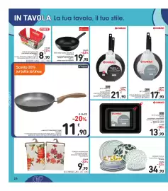 Volantino Spazio Conad Pagina 26: TEGLIA RETTANGOLARE CON MANICO REMOVIBILE PYREX €8,90, SET 2 PADELLE CONAD €21,90