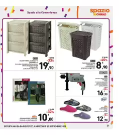 Volantino Spazio Conad Pagina 31: PIGIAMA UOMO O DONNA €10,00, PORTABIANCHERIA TONTARELLI €8,90