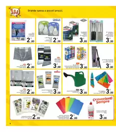 Volantino Spazio Conad Pagina 6: Calze tennis uomo Benfit €3,00, Diffusore fragranze linea PM €3,00