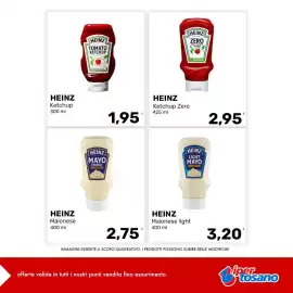Volantino Iper Tosano settimana 38 Pagina 10: Heinz Maionese €2,75, Heinz Maionese light €3,20