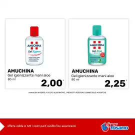 Volantino Iper Tosano settimana 38 Pagina 4: Amuchina gel igienizzante mani aloe €2,25