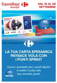 Volantino Carrefour Market | Punti Sprint Payback Pagina 1