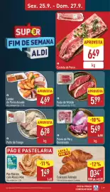 Folheto ALDI semana 39 Página 17: Perna de Peru Desossada €5,49, Vazia de Vitelão €5,99