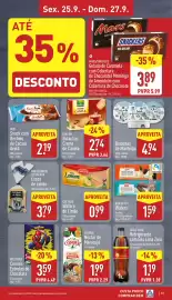 Folheto ALDI semana 39 Página 19: Cuétara Wafers de Limão €0,99, Biscotto Wafers €1,59