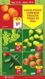 Folheto ALDI semana 39 Página 2: Cebola €2,89, Pera €1,79
