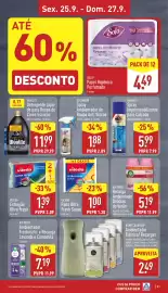 Folheto ALDI semana 39 Página 21: Vileda esfregão ultra fresh €1,39, Home creation ambientador elétrico/recargas €2,49