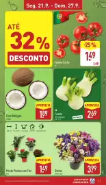Folheto ALDI semana 39 Página 3: Funcho €2,69, Coco Biológico €1,89