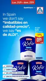 Folleto ALDI semana 39 Página 14: Milsani Kefir €0,85