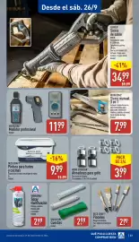 Folleto ALDI semana 39 Página 23: Deco Craft Pinceles €2,99, Deco Craft pintura para baños y cocinas €9,99