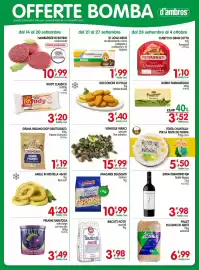 Volantino D'Ambros Pagina 12: Bocconcini di pollo Fattoria Bonita €3,40, Uova fresche Noi&Voi €1,99
