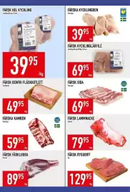 Matdax reklamblad vecka 38 Sida 10: Färsk lammnacke €79,95, Färska kamben €59,95