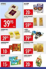 Matdax reklamblad vecka 38 Sida 8: Wernerssons kryddost €39,95, Riven gratängost €59,95