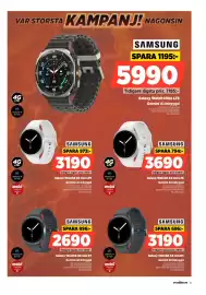 Power reklamblad vecka 38 Sida 13: Samsung galaxy watch8 44 mm lte €3.690,00, Samsung galaxy watch8 44 mm bt €3.190,00