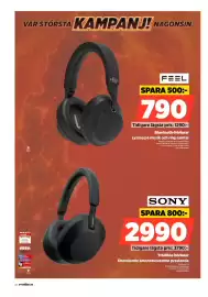 Power reklamblad vecka 38 Sida 22: Sony trådlösa hörlurar €2.990,00, Feel bluetooth-hörlurar €790,00