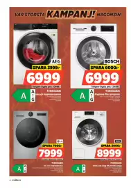 Power reklamblad vecka 38 Sida 26: Miele Tvättmaskin €8.999,00, Bosch tvättmaskin €6.999,00