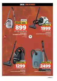 Power reklamblad vecka 38 Sida 53: Bosch dammsugare €1.299,00, Miele Dammsugare €2.499,00